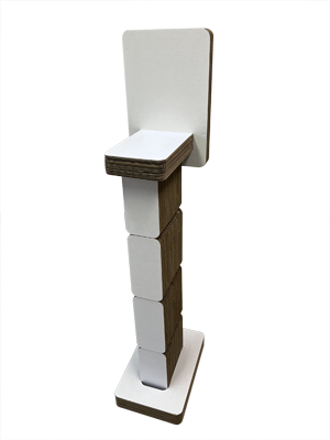 Kubbii présentoir sur colonne