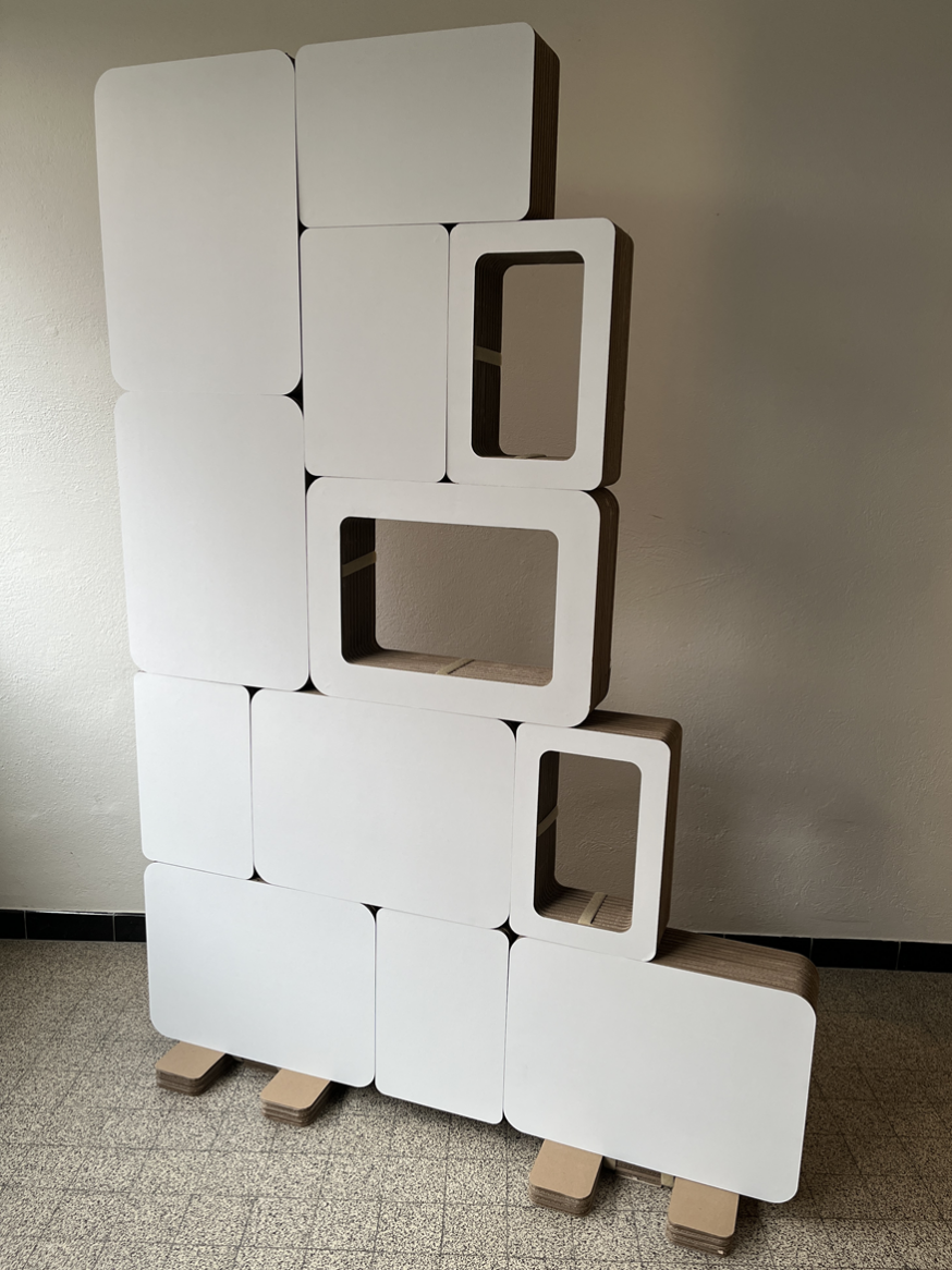 Séparateur escalier open space