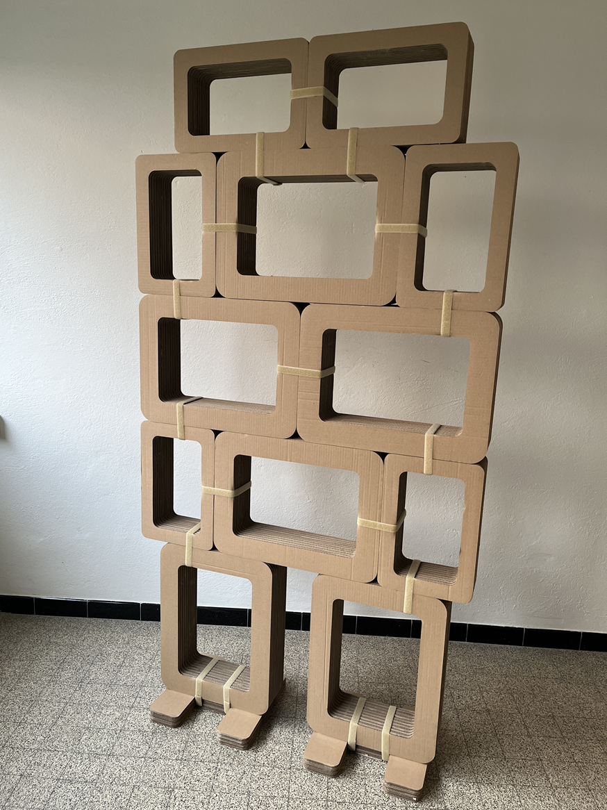 Structure nue avant ajout des façades